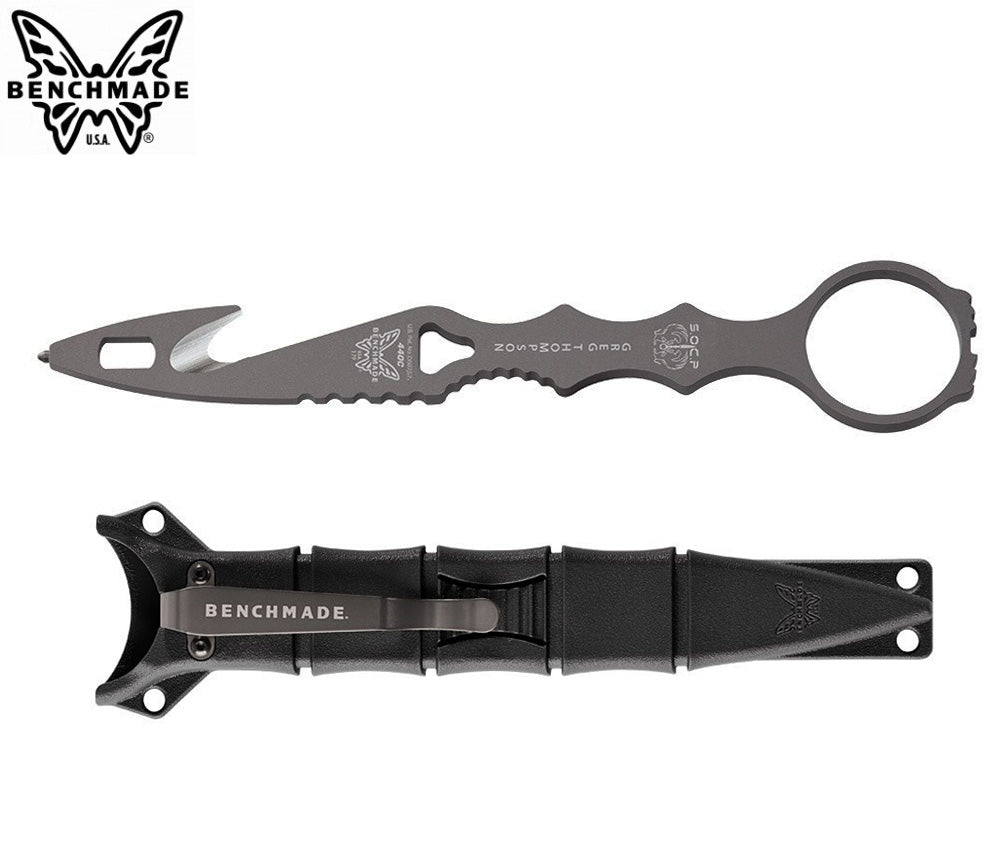 Benchmade 179GRY SOCP Gray 440C Rescue Tool with Glass Breaker and