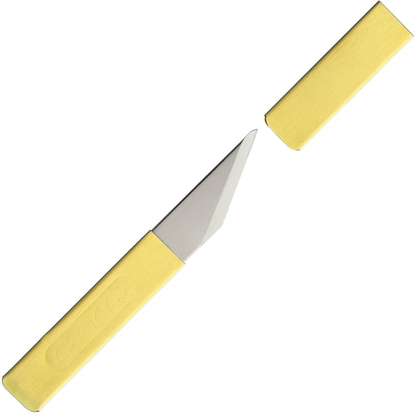 Yoshiharu Brass Handle Pennant Knife - HIDA TOOL