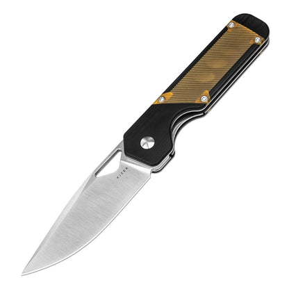 Kizer Militaw 3.36" 154CM G10 Ultem PEI Folding Knife V3634C1