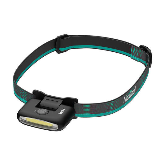 NexTool Multi Functional Headlamp Black 170LM IPX4 USB-C with Bicycle Clip