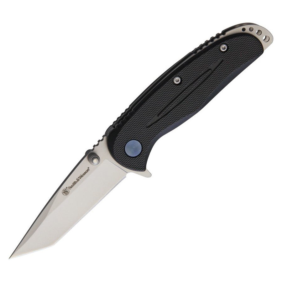 Smith & Wesson 2.6" Tanto Black GFN Flipper Folding Knife 1100066