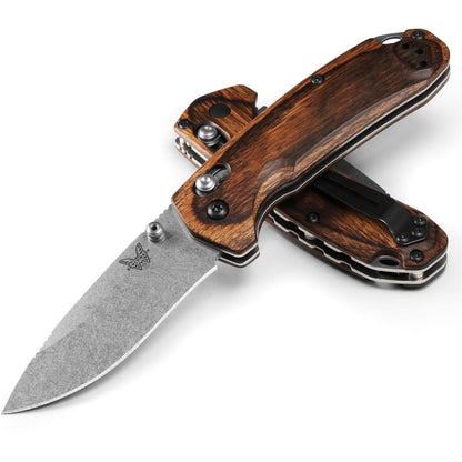 Benchmade 15031-2 North Fork 2.97" CPM-S30V Folding Knife with Stabilized Dymondwood Handle