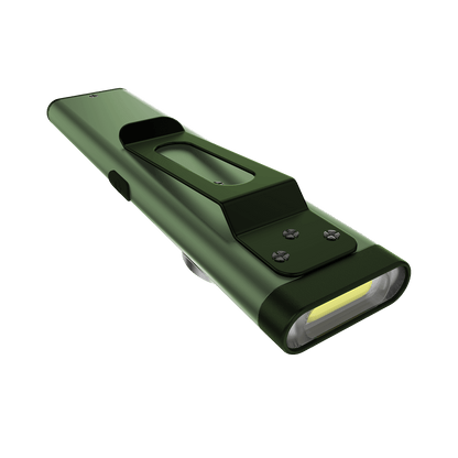 Klarus E5 470LM Green Compact Magnetic USB-C Fast Charging Dual COB LED Flashlight