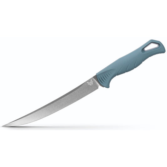 Benchmade 18010 Fishcrafter 7" CPM-Magnacut Blue Santoprene Fixed Blade Knife