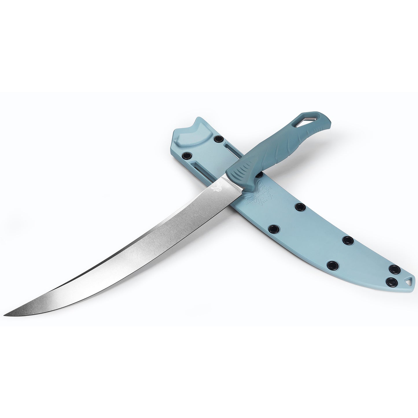 Benchmade 18020 Fishcrafter 9" CPM-Magnacut Blue Santoprene Fixed Blade Knife