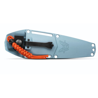 Benchmade 18050 Intersect 2.68" CPM-Magnacut Blue Santoprene Compact Fixed Blade Knife