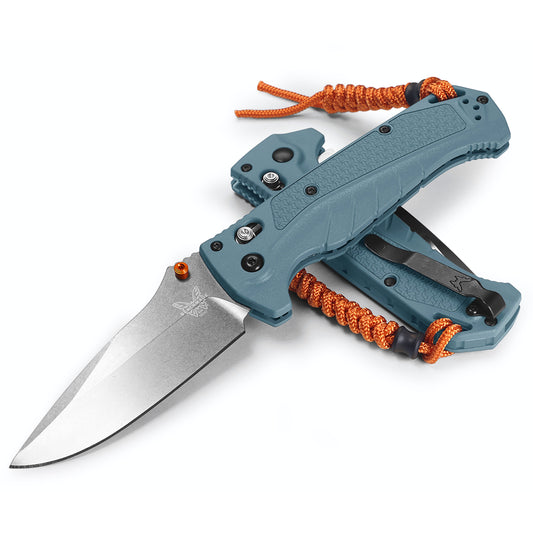 Benchmade 18060 Adira 3.88" CPM-Magnacut Depth Blue Grivory Folding Knife