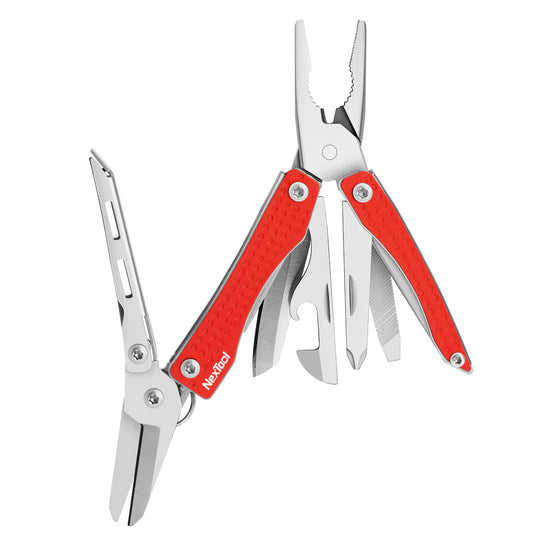 NexTool Mini Flagship Red Multi-Tool with 10 Functions