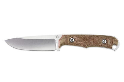 Chris Reeve Backpacker 4.02" Magnacut Natural Canvas Micarta Fixed Blade Knife BPR-1001