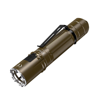 Klarus XT2CR PRO 2100LM CREE XHP35 HD Desert Tan IPX8 Waterproof USB-C Tactical Flashlight