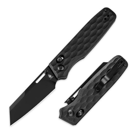 Kizer Task Clutch-Lock 3.04" 154CM Black G10 Folding Knife V3641C2