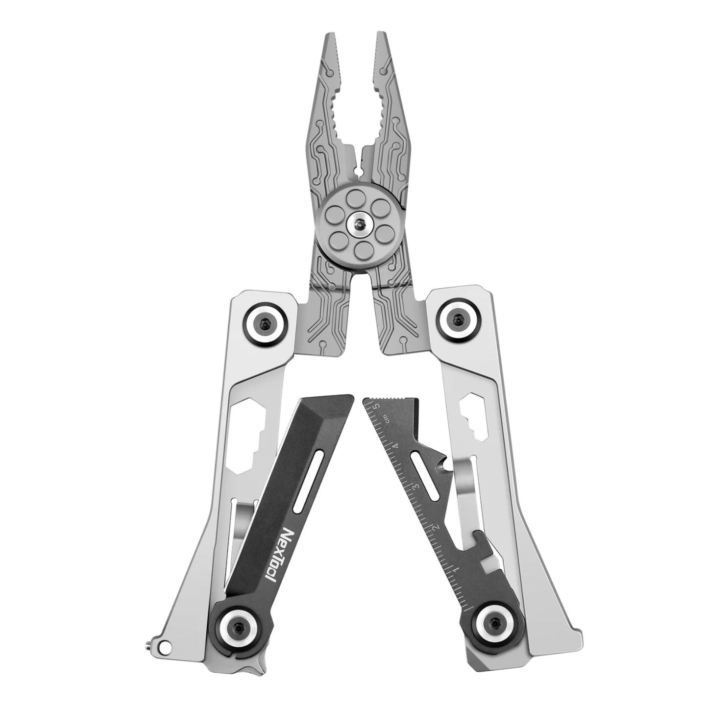 NexTool Silver Blade Credit-Card Multi-Tool with 15 Functions