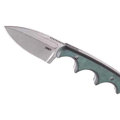 CRKT Folts Minimalist Spear Point Fixed Blade Knife - Alan Folts Design - 2396