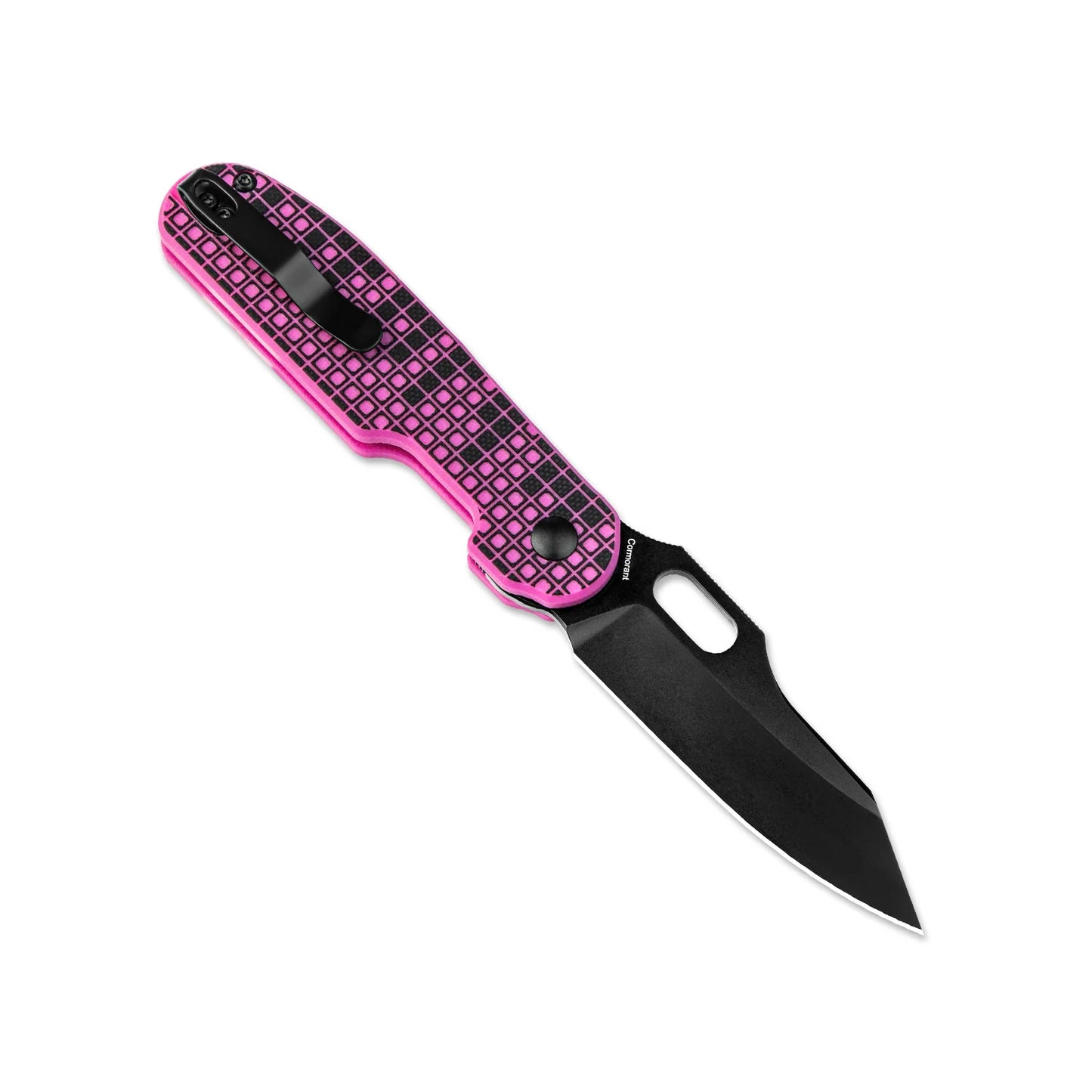 Kizer Cormorant 3.17" Nitro-V Pink G10 Button-Lock Folding Knife V4562A2