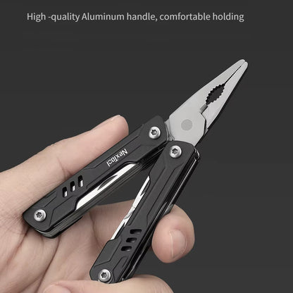 NexTool Mini Sailor Black Compact Multi-Tool with 10 Functions