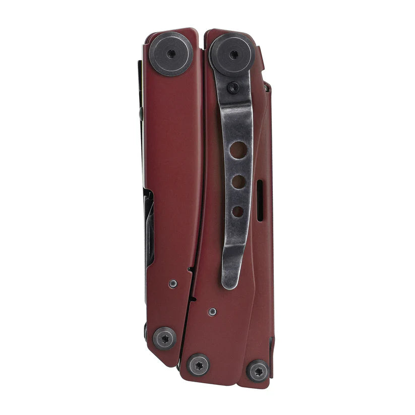 NexTool Flagship Pro Red / Black Stonewashed Multi-Tool 16 Functions with Nylon Pouch