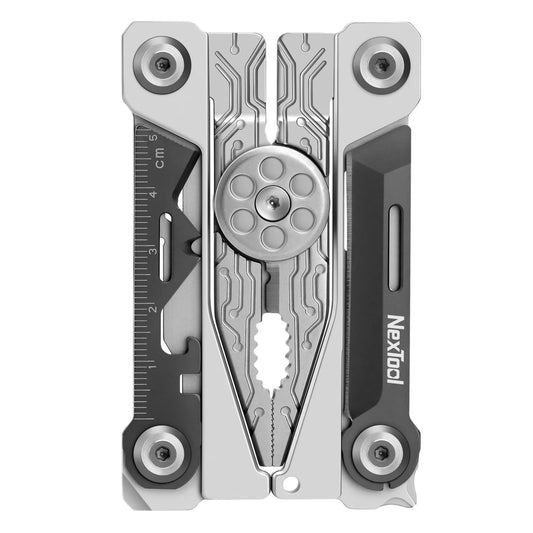 NexTool Silver Blade Credit-Card Multi-Tool with 15 Functions