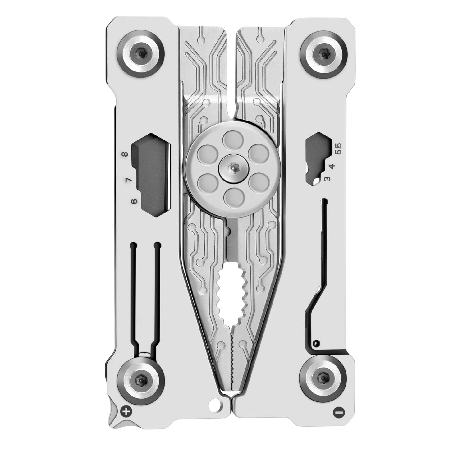 NexTool Silver Blade Credit-Card Multi-Tool with 15 Functions