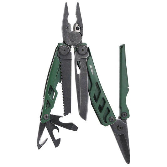 NexTool Flagship Pro Green Multi-Tool 16 Functions with Nylon Pouch