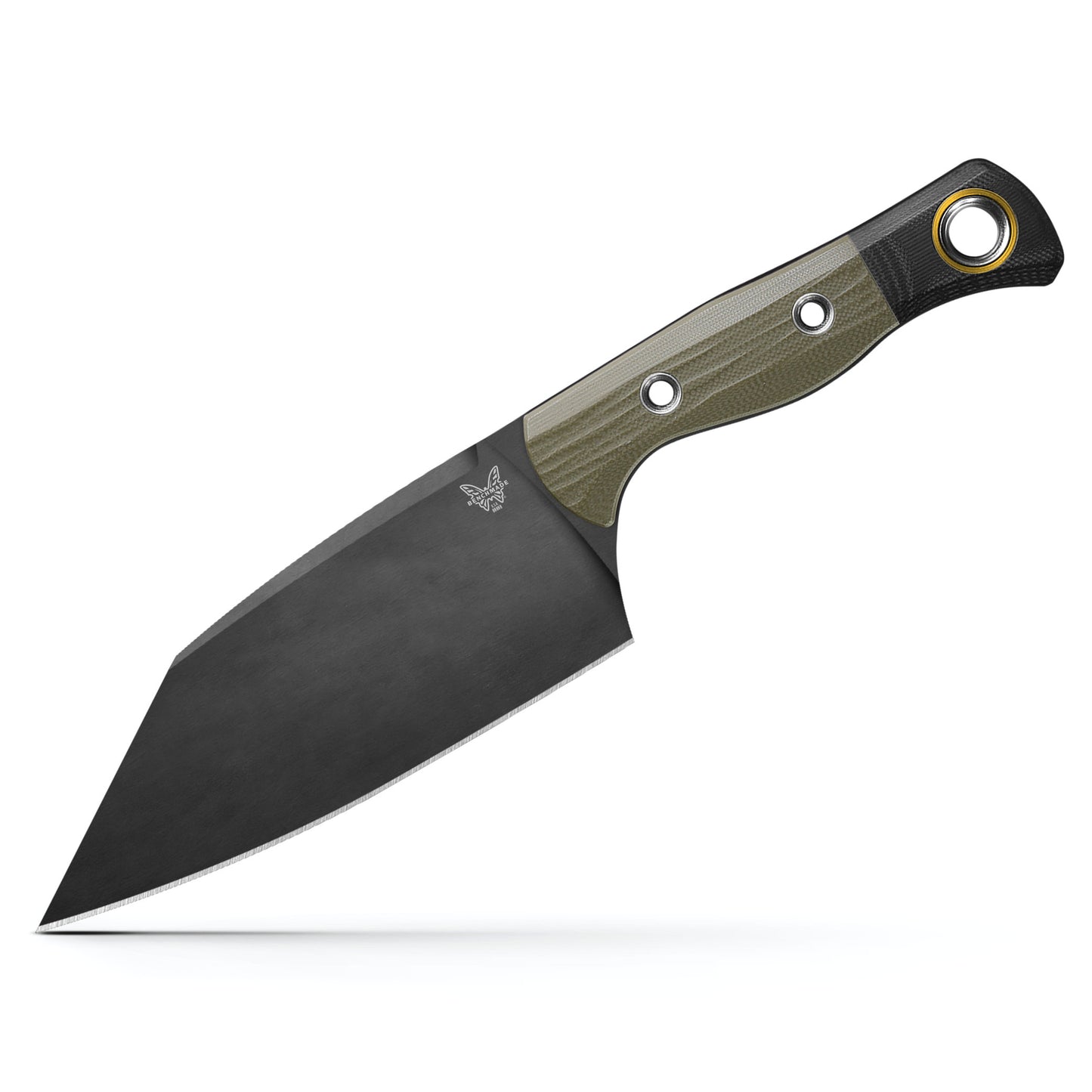 Benchmade Station Knife 4010BK-01 CPM-154 OD Green Black G10 Fixed Blade Knife with Sheath