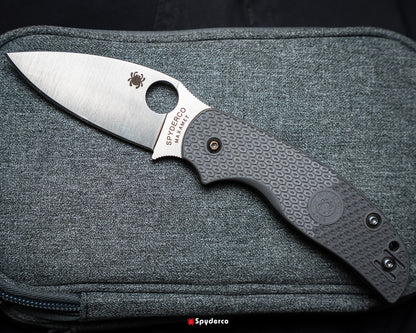 Spyderco Sage 5 Lightweight Compression Lock 3" Maxamet Gray FRN Folding Knife C123PGY