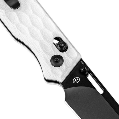 Kizer Task Clutch-Lock 3.04" Nitro-V White G10 Folding Knife V3641A1