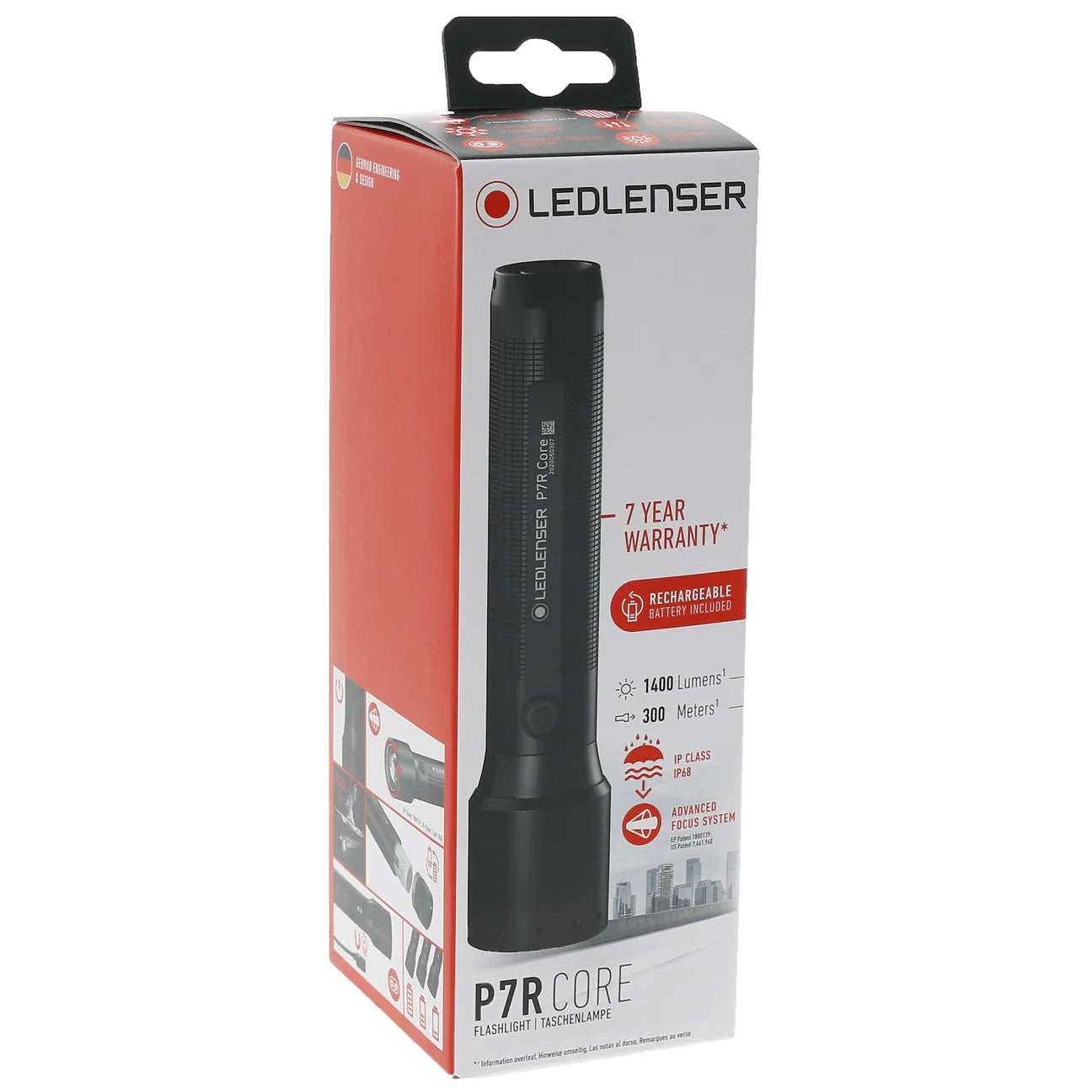 LEDLENSER P7R Core 1400LM Advanced Focus System Flashlight