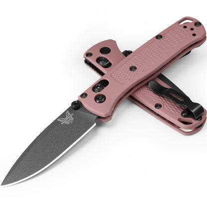 Benchmade 533BK-05 Mini Bugout 2.82" Cobalt Black CPM-S30V Folding Knife with Alpine Glow Handle