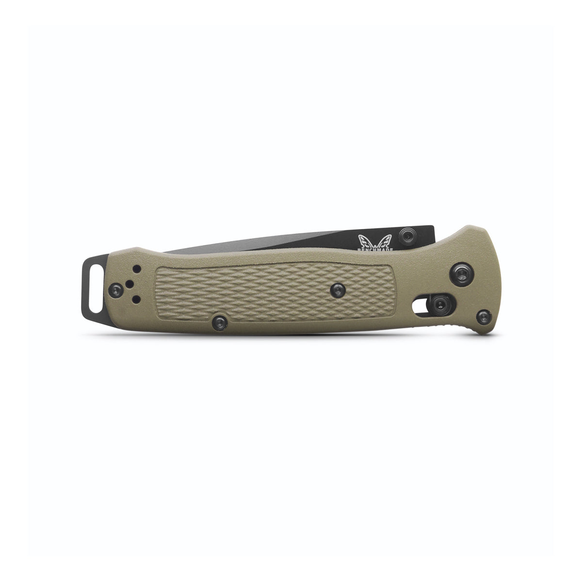 Benchmade 537BK-06 Bailout 3.38" CPM-S30V Cerakote Tanto Folding Knife with Ranger Green Grivory Handle