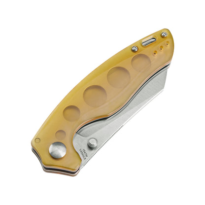 Kizer Towser K 3.39" Satin 154CM PEI Ultem Folding Knife V4593C5