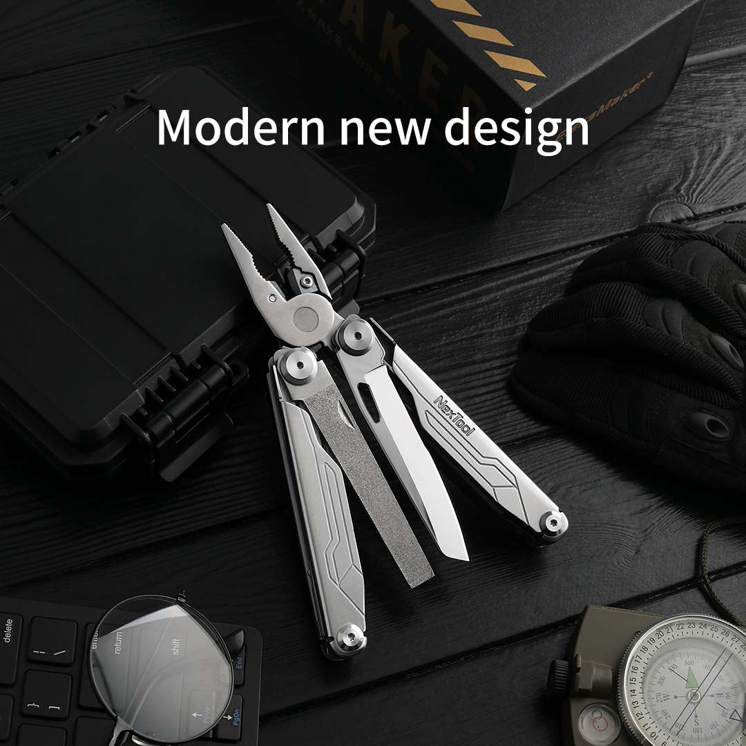 NexTool Flagship Captain Heavy-Duty Multi-Tool with 19 Functions