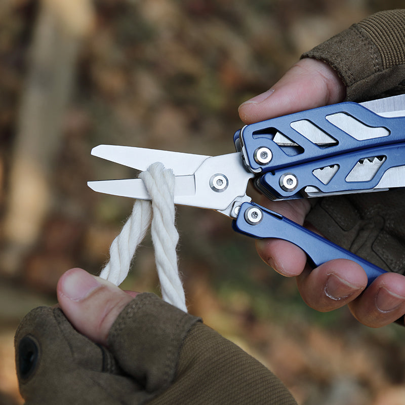 NexTool Flagship Pro Blue Multi-Tool 16 Functions with Nylon Pouch