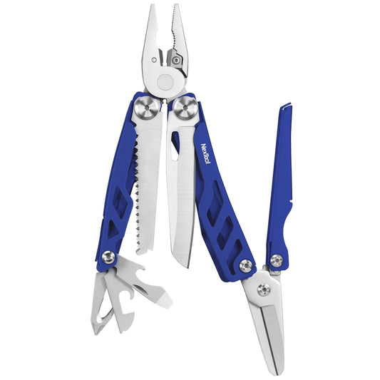 NexTool Flagship Pro Blue Multi-Tool 16 Functions with Nylon Pouch