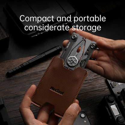 NexTool Silver Blade Credit-Card Multi-Tool with 15 Functions