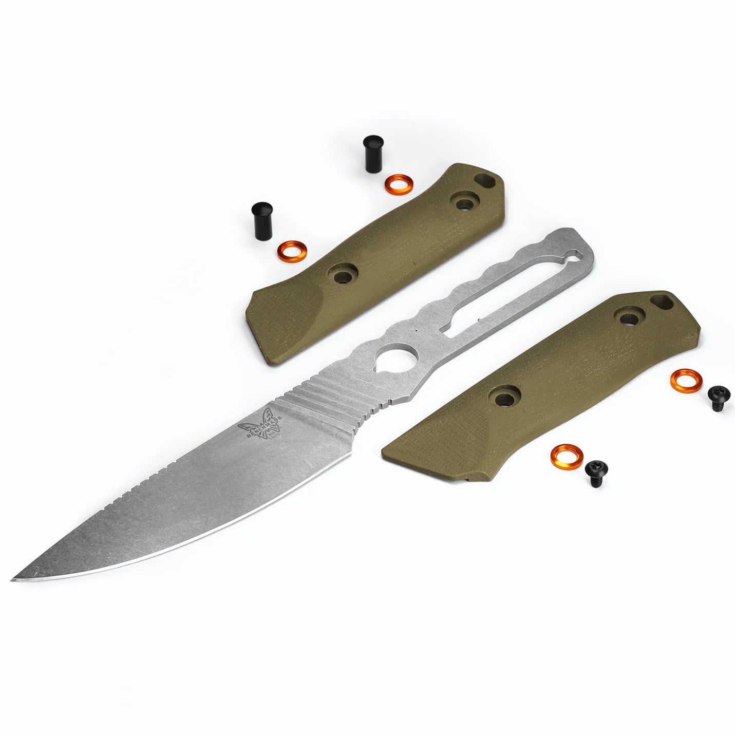 Benchmade 15600-01 Raghorn 4" CPM-S30V Fixed Blade Knife with OD Green G10 Handle and Boltaron Sheath