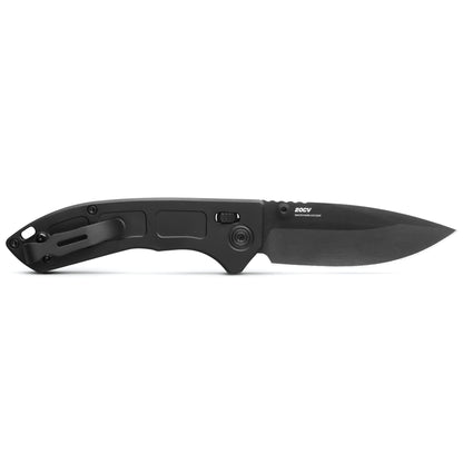 Benchmade 743BK-01 Mini Narrows 2.98" CPM-20CV Black DLC Titanium Folding Knife