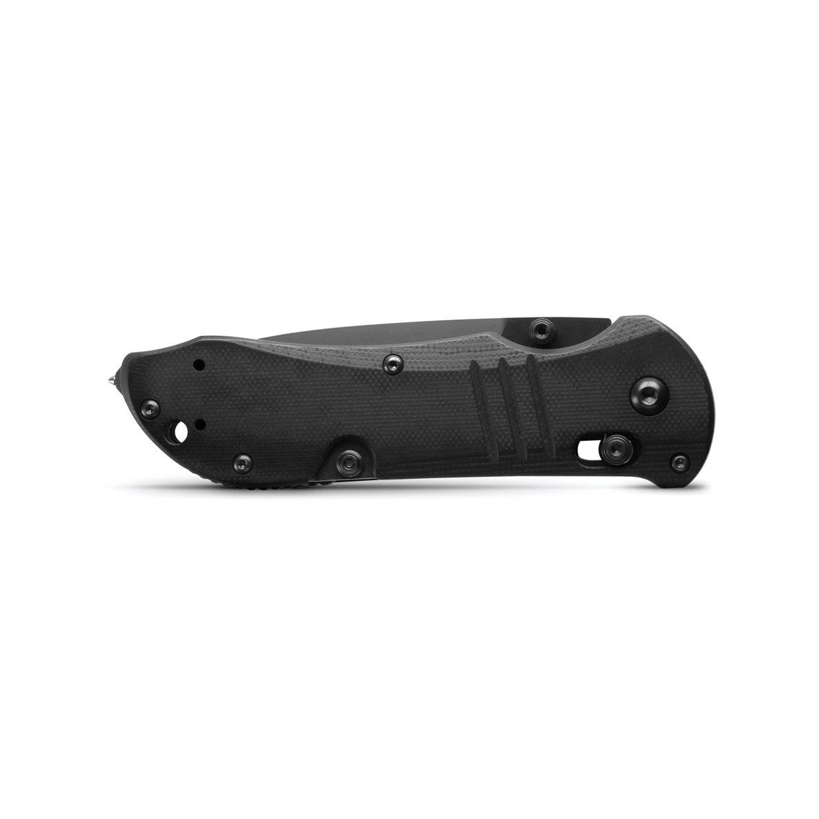 Benchmade 917SBK Tactical Triage AXIS 3.48" CPM-S30V Black Serrated G-10 Rescue Knife with Belt Cutter and Glass Breaker