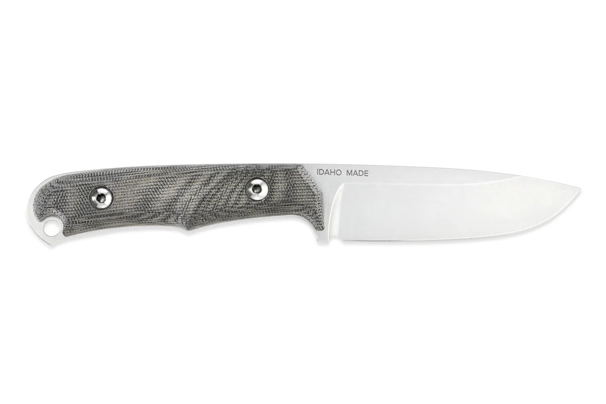 Chris Reeve Backpacker 4.02" Magnacut Black Canvas Micarta Fixed Blade Knife BPR-1000