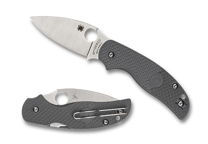 Spyderco Sage 5 Lightweight Compression Lock 3" Maxamet Gray FRN Folding Knife C123PGY