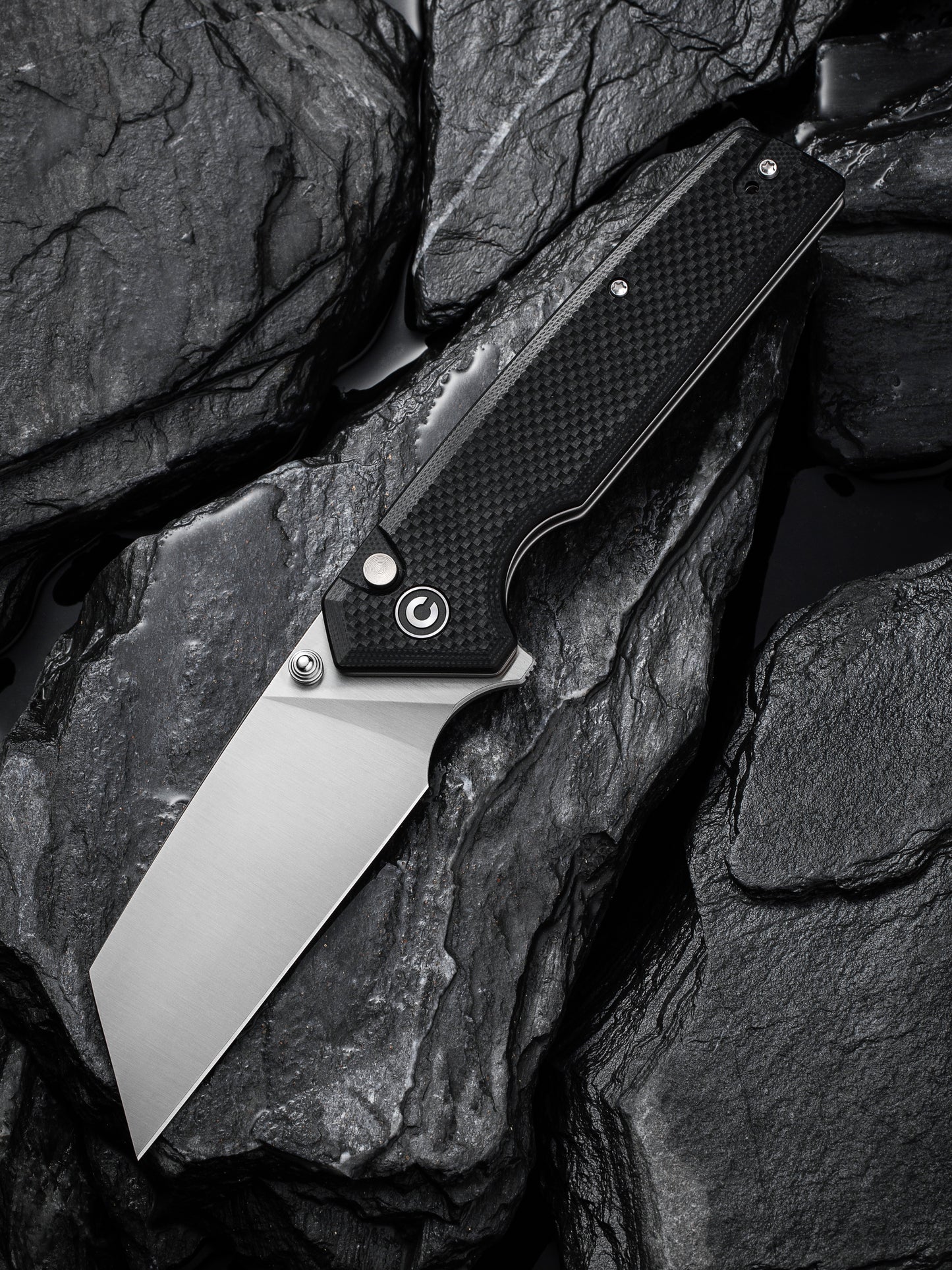 Civivi Amirite 3.48" Nitro-V Modified Wharncliffe Black G10 Folding Knife C23028-2