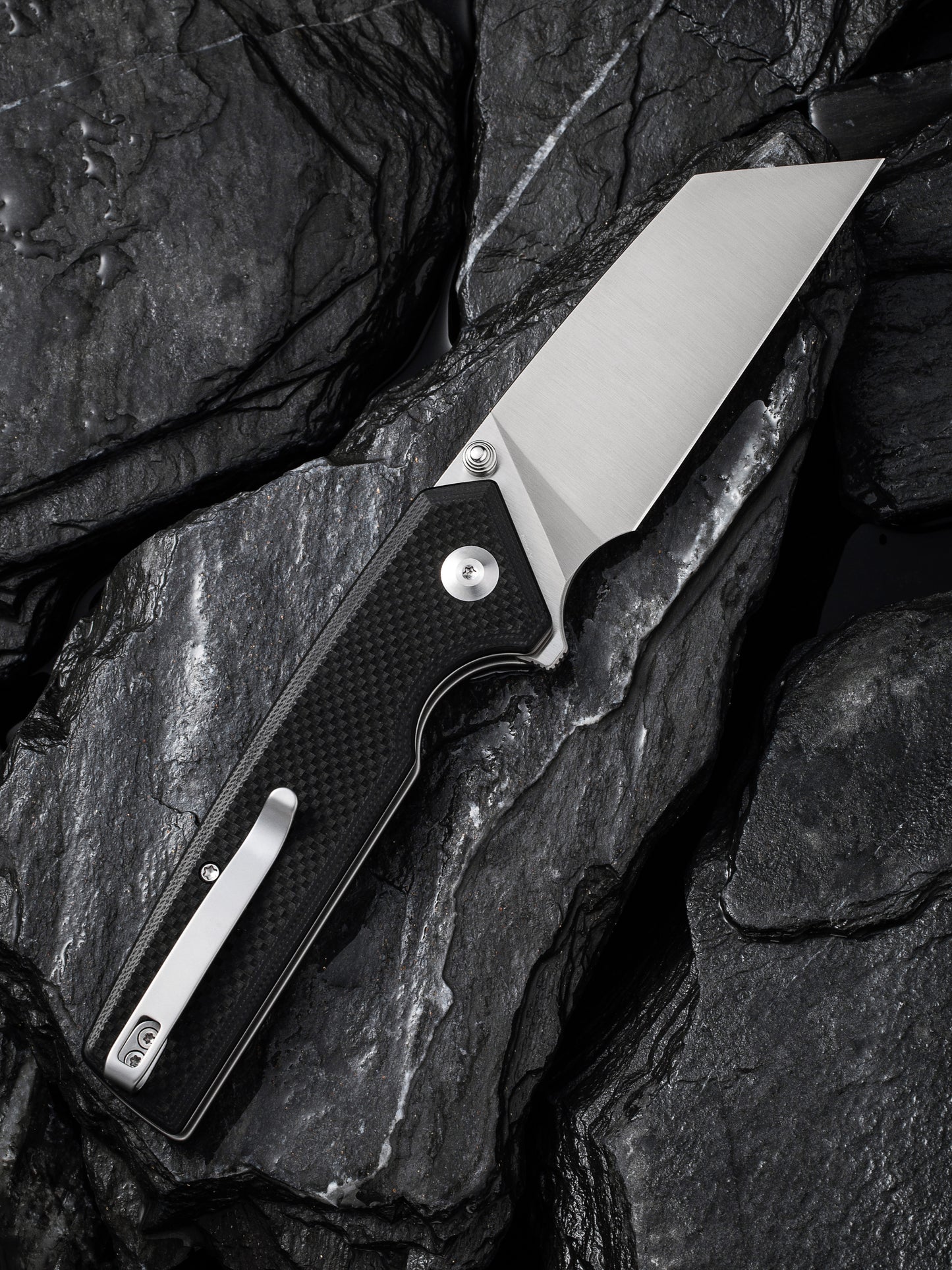 Civivi Amirite 3.48" Nitro-V Modified Wharncliffe Black G10 Folding Knife C23028-2