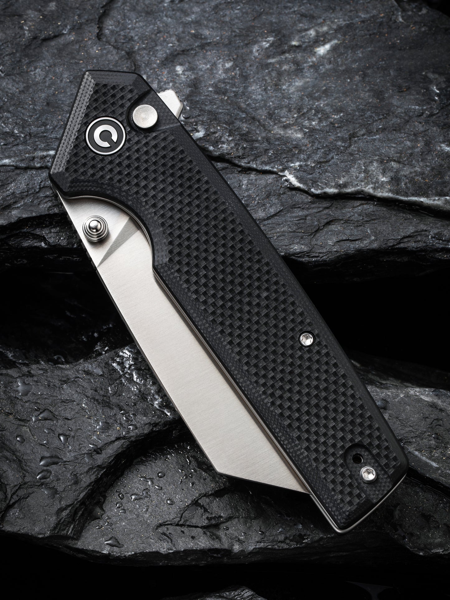 Civivi Amirite 3.48" Nitro-V Modified Wharncliffe Black G10 Folding Knife C23028-2