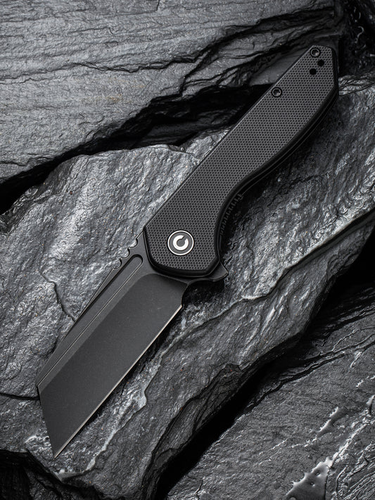 Civivi ExOne 2.94" Nitro-V Black G10 Folding Knife by Brian Brown C23036-1