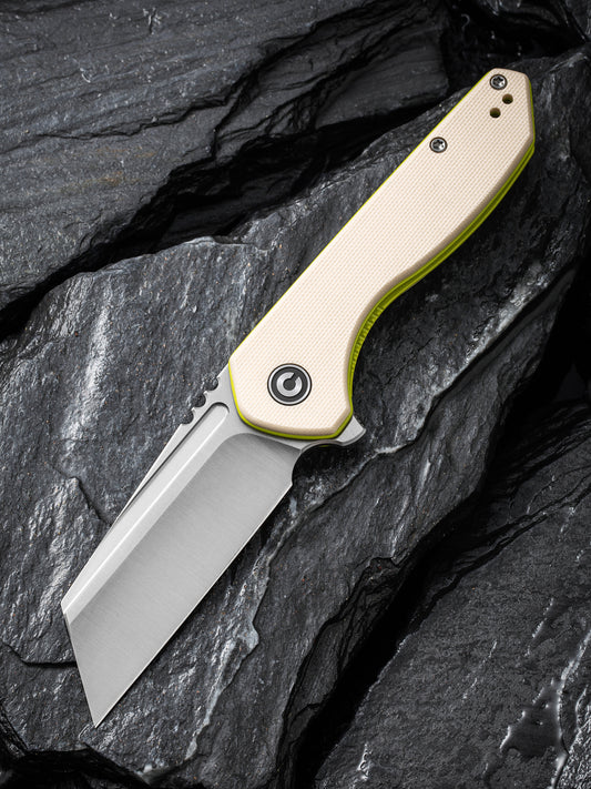Civivi ExOne 2.94" Nitro-V Ivory G10 Folding Knife by Brian Brown C23036-2