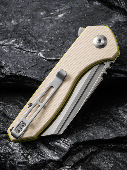 Civivi ExOne 2.94" Nitro-V Ivory G10 Folding Knife by Brian Brown C23036-2