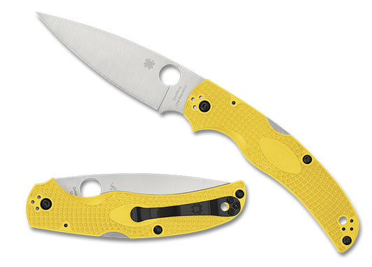 Spyderco Native Chief Salt Lightweight 4.02" CPM Magnacut Yellow FRN Folding Knife C244PYL