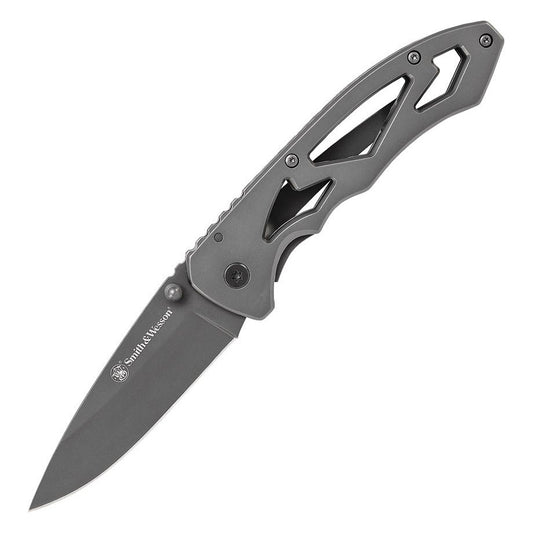 Smith & Wesson 3" Gray Framelock Folding Knife CK400L