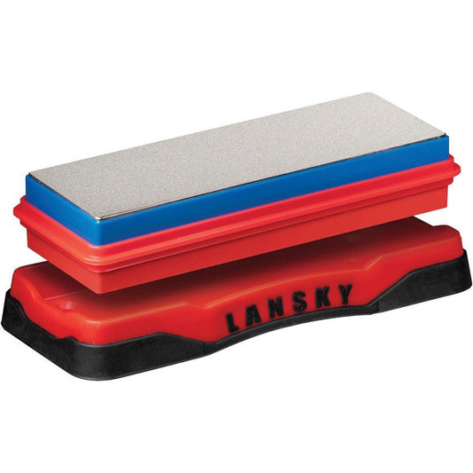 Lansky Double-Sided Diamond Benchstone Coarse/Fine 120/600 Grit Knife Sharpener