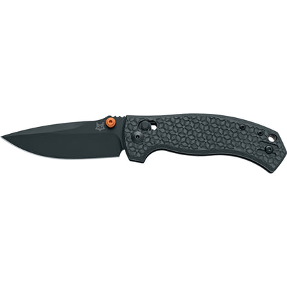 Fox Anzu 3.15" Magnacut Black PVD Carbon Fiber Folding Knife by Les George FX-560 CFOR