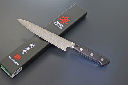 Kanetsune KC-100 series Petty 150mm VG-10 33-Layer Damascus Kitchen Knife - Made in Japan KC-104